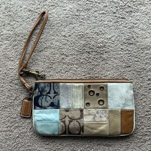 Coach Patchwork Wristlet